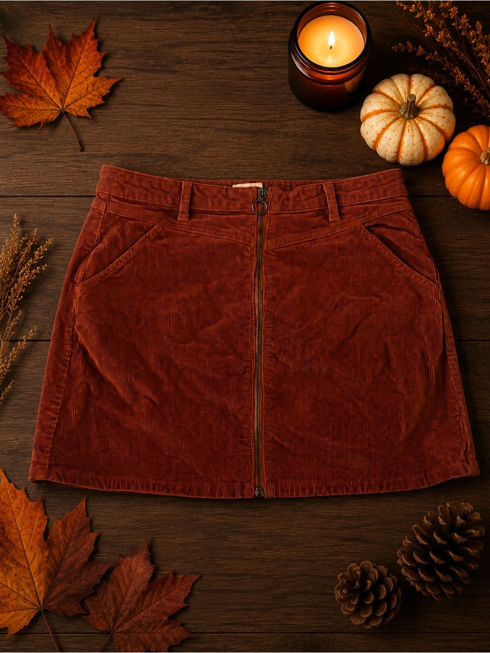 Fall Orange 🍊 Skirt
